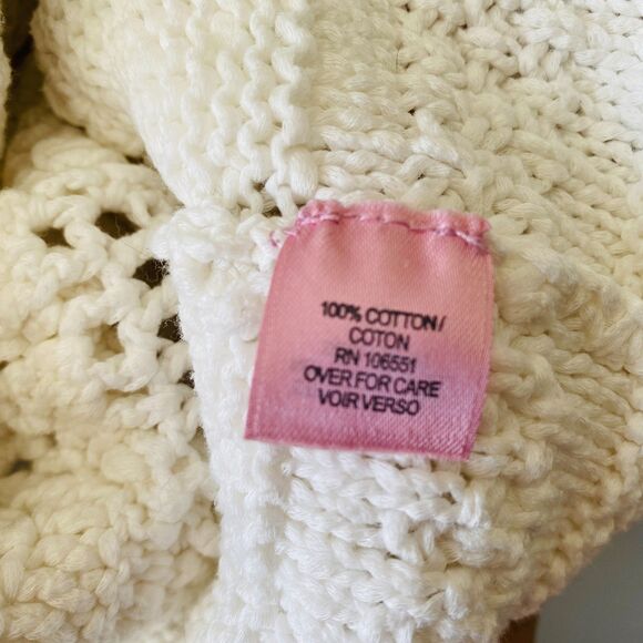 CALYPSO ST. BARTH White Open High Quality Cozy Knit Sweater Cardigan Size XS - Picture 6 of 6